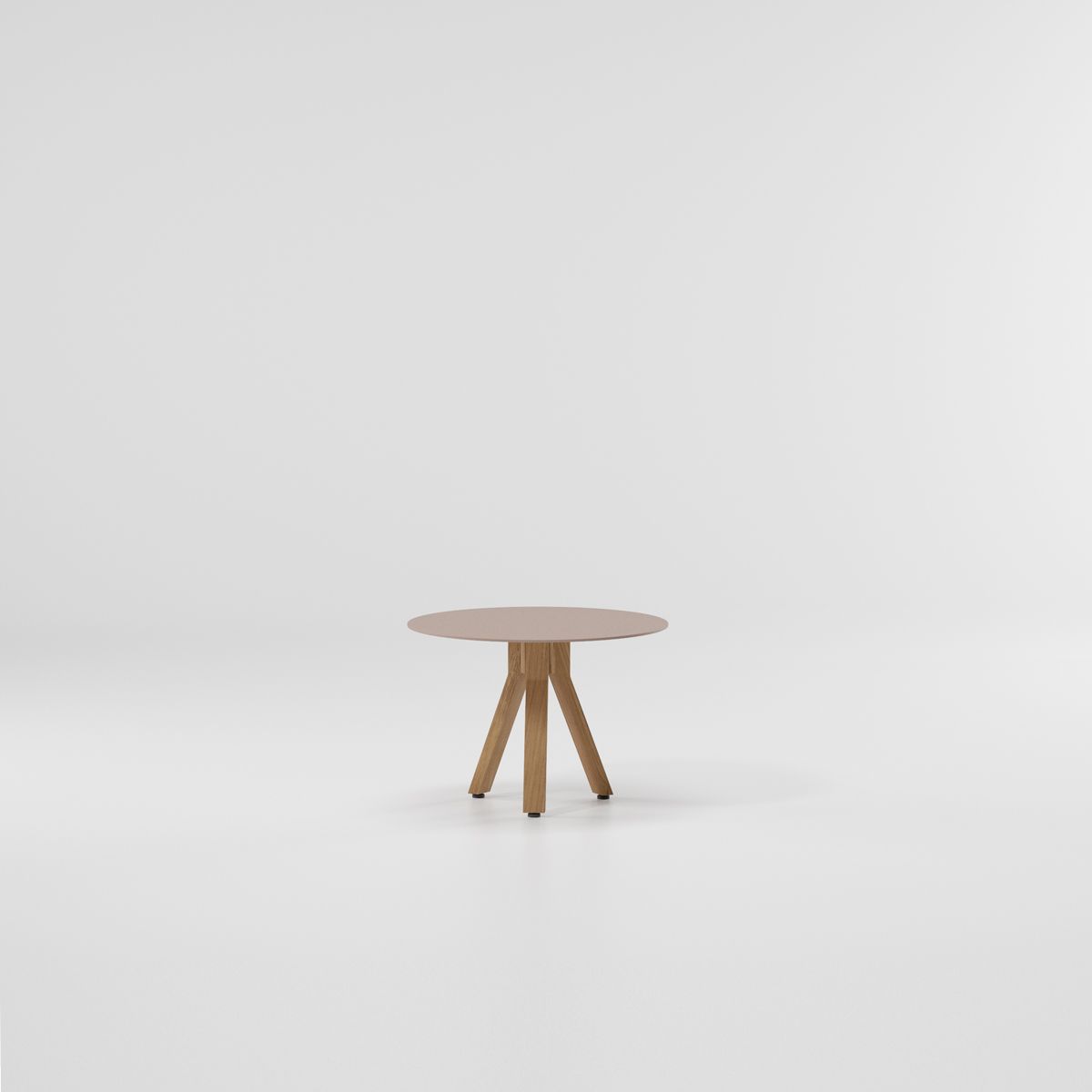 Maia Side Table D60 Teak Legs