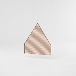 Cottage Canadian cedar back panel