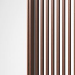 Vertical side aluminium panel