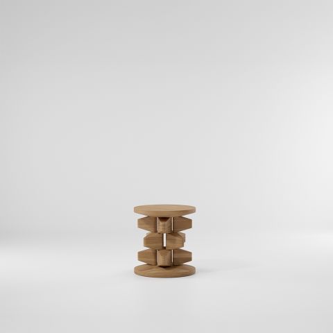 Kari Side Table Teak d40