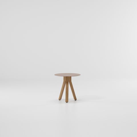 Maia Side Table D48 Teak Legs